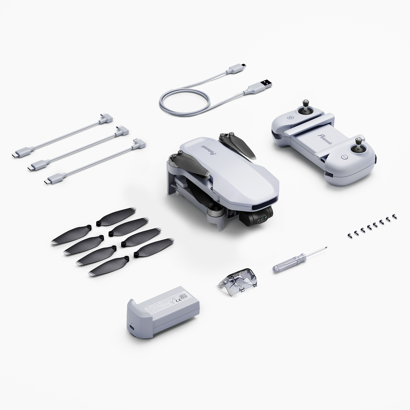 Potensic C0 4K Camera Drone Professional Mini Drone with 3 Axis Gimbal GPS 6KM Brushless RC Toys Quadcopter for Travel Gifts