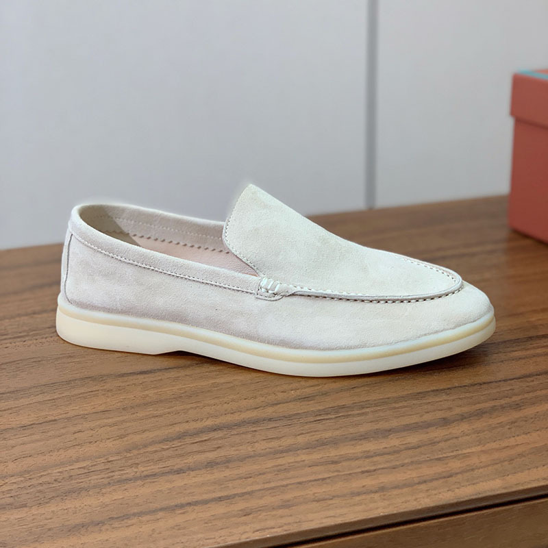 large size 35-51 highquality all Genuine leather walking men's loafers sheepskin Casual comfortable Sheep suede men's shoes