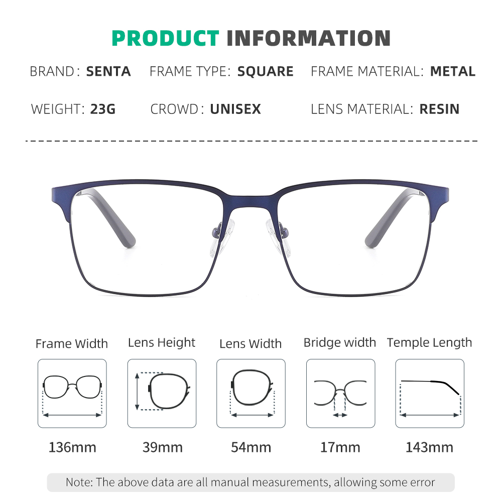 myopia photochromic glasses men Luxury eyeglasses reading  prescription blue anti light bezel for business optical glasses man 2
