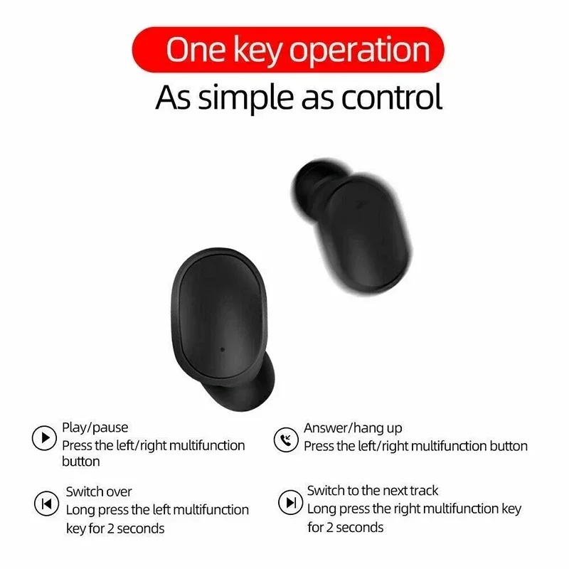 10 pcs Wholesale E6S TWS Wireless Headphones Bluetooth Earphone 5.0 Stereo Headset Earbuds with Microphone for iPhone Xiaomi