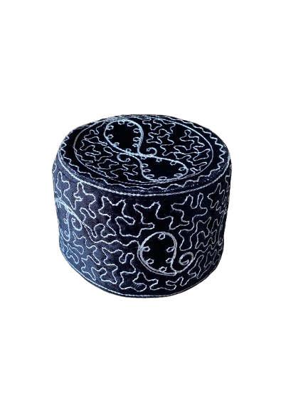 Shiny Premium Cap - African Embroidered Hat for Men