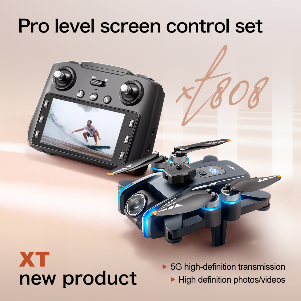 Xiaomi Mijia XT808 GPS Drone Professional 8K HD Dual Camera Brushless Motor avoidance WIFI FPV Foldable RC Quadcopter Helicopter