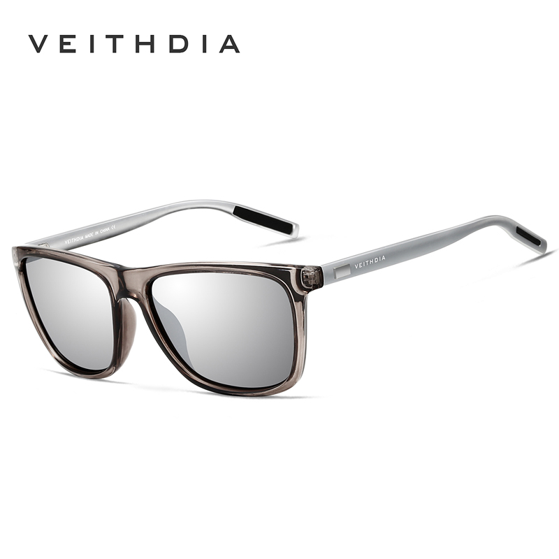 VEITHDIA Original Sunglasses Sports Outdoor Unisex Aluminum TR90 Polarized UV400 Lens Vintage Sun Glasses For Male/Female VT6108