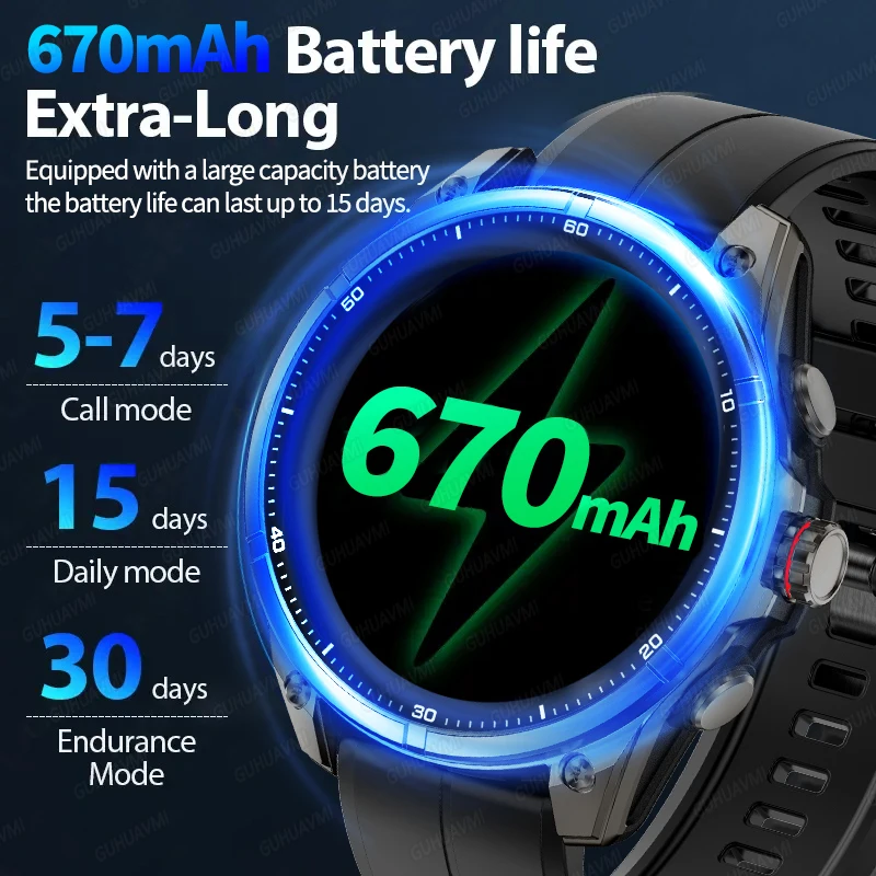 2026 GPS Smartwatch Outdoor Sports Waterproof Flashlight 1.43inch AMOLED Custom dial Call Compass Smart Watches For Android IOS