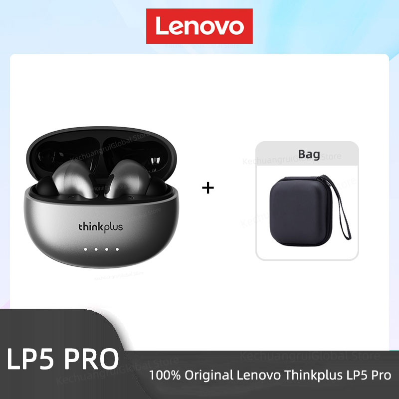 Lenovo LP5 PRO Wireless Bluetooth 5.4 Earphones TWS HiFi Sound Gaming Earbuds LP5Pro Sport headset Long Standby with Mic 2025
