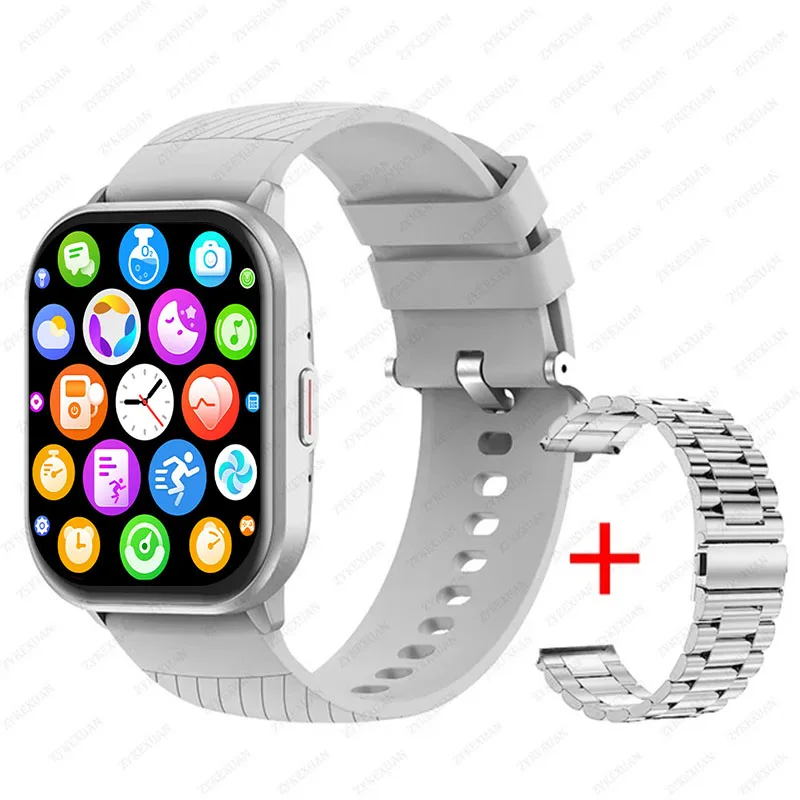 2025 Xiaomi New 100+ Sports Mode Smart Watch Men Women Heart Rate HD Bluetooth Call Smart Watch Men's SmartWatch