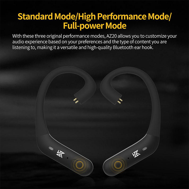 KZ-AZ20 Wireless earhook cable, compatible with Bluetooth 5.3 Snapdragon sound technology, HD audio, PIN C update