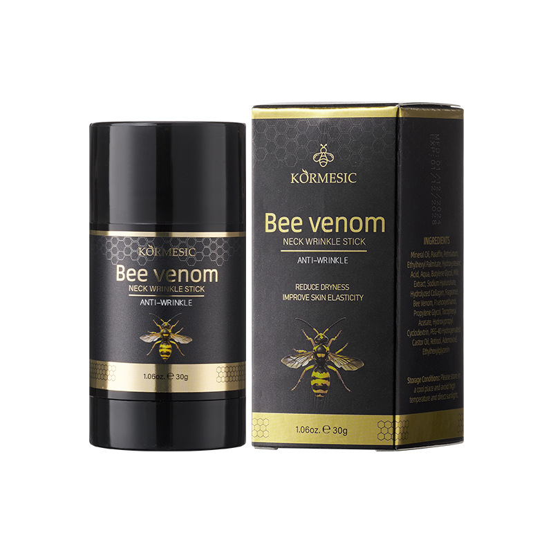 KORMESIC Bee Venom Neck Wrinkle Stick Care Moisturizing Nourishing Hydrating skincare Beauty Necks Skin Products