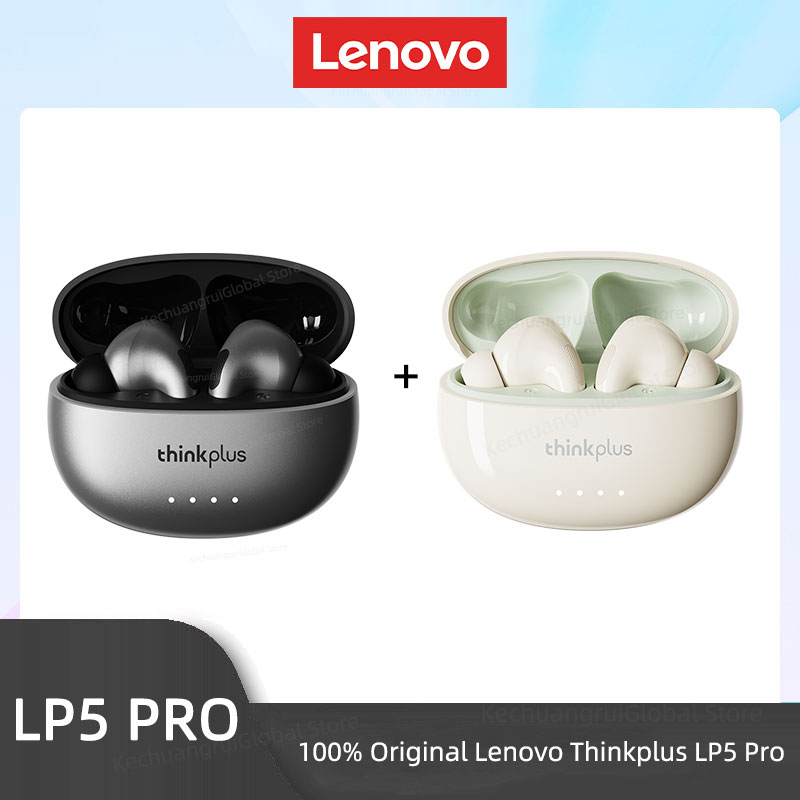 Lenovo LP5 PRO Wireless Bluetooth 5.4 Earphones TWS HiFi Sound Gaming Earbuds LP5Pro Sport headset Long Standby with Mic 2025