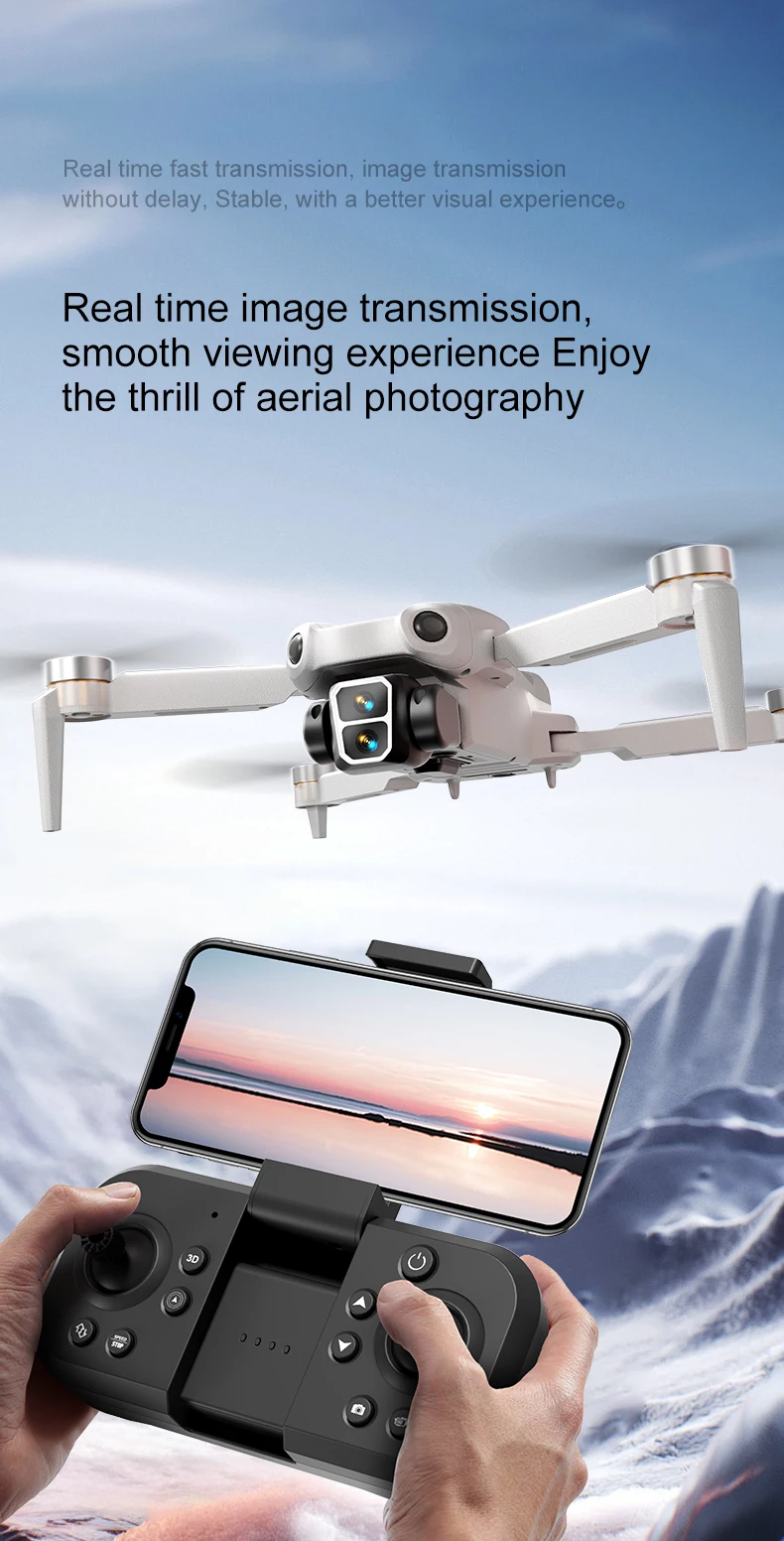 Xiaomi Mijia A888 Pro Drone 8K ESC Dual Camera Drone Optical Flow Positioning Obstacle Avoidance Brushless Motor Quadcopter Toys