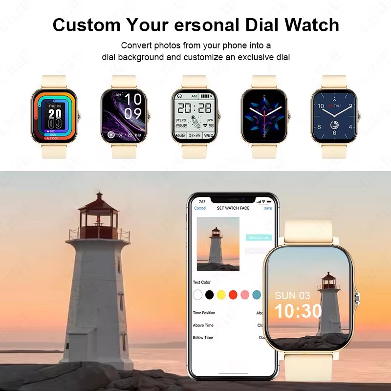 Xiaomi MIJIA 2025 New Smart Watch Bluetooth Call Music Heart Rate Blood Pressure Monitor Smartwatch for Women Men Holiday Gifts