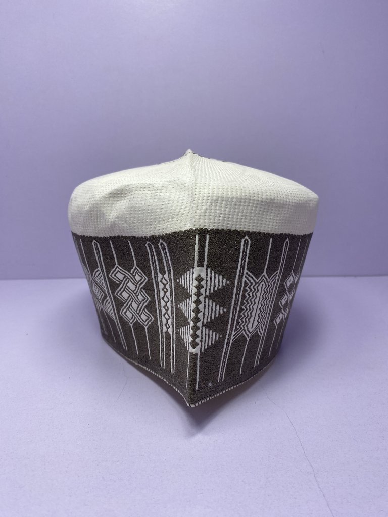 Damanga Premium Hausa/Fulani Handwoven Kufi Cap