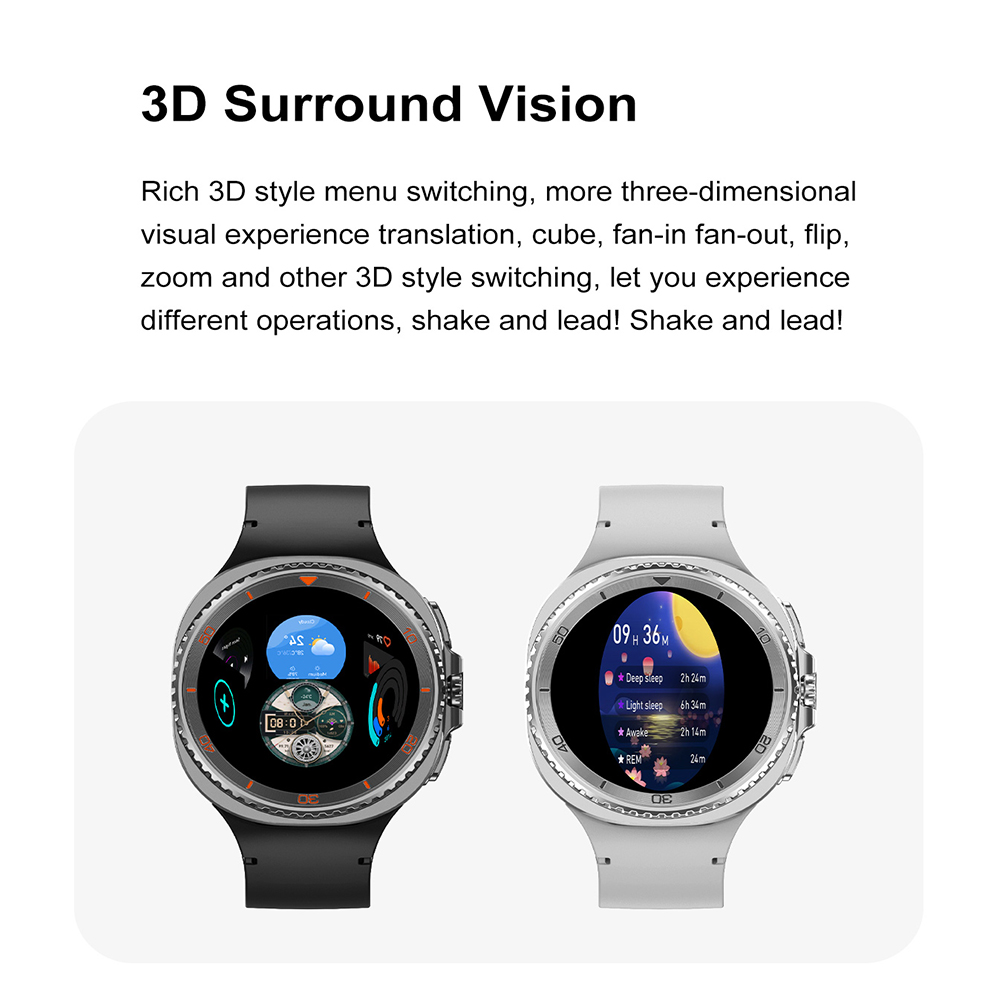 2025 New DT Watch 8 Ultra Smart Watch Men Memory Video GPS NFC 47mm AMOLED Fitness Sports Tracker Health Smartwatches Women