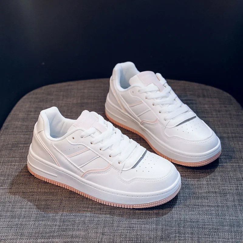 New 2024 Woman Tennis Sneakers Fashion Comfort  Sports Board Shoes Casual Academy Style Little White Shoes Female Spring autumn