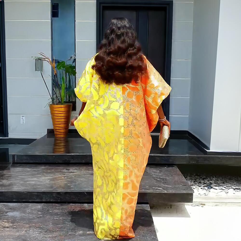 Brand New african dresses for woman Plus Size turkey dresses for women luxury Jacquard fabric church clothes for woman