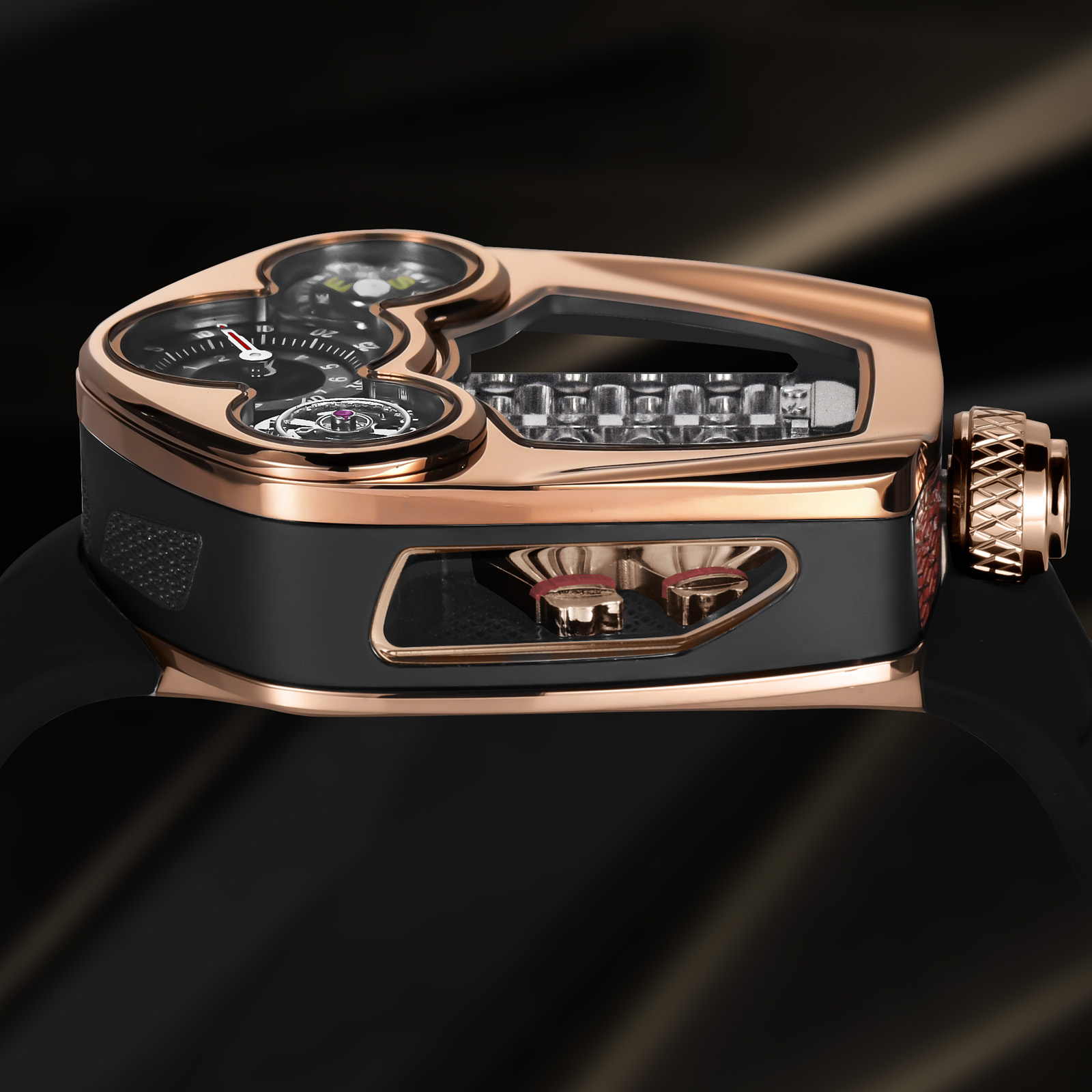 PINDU Design NEW Engine Series Quartz Watch Men TOP-luxurious Stainless steel Compass Waterproof Swiss quartz 762 movement watch