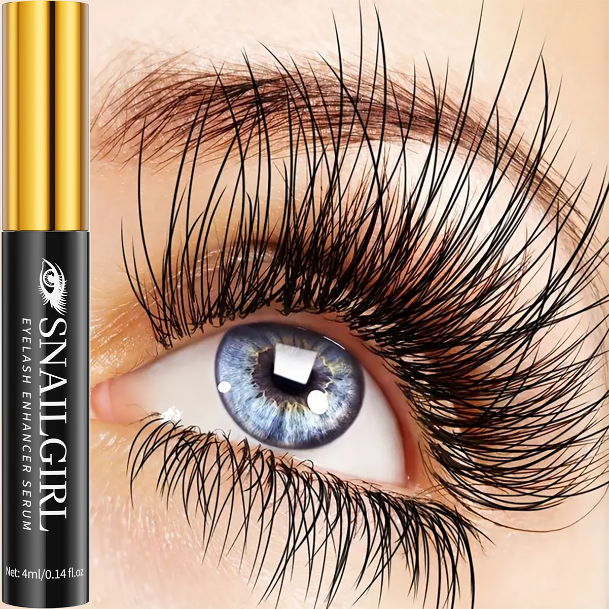 Fast Eyelash Growth Serum 7 Days Natural Eyelash Enhancer Longer Fuller Thicker Curling Lash Treatment Eye Care Products Makeup