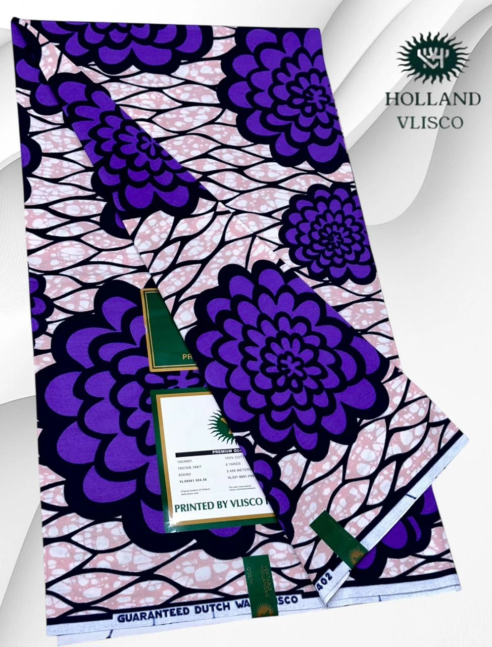 The Ultimate Legend: Authentic Holland Vlisco Veritable Wax Prints – Premium Atamfa Turmi for High-Fashion Dashiki and Traditional African Couture