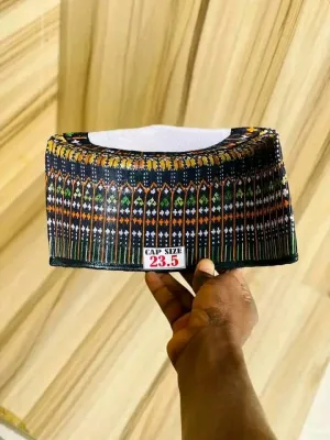 The Arewa Royal Collection: Authentic Hausa-Fulani Hula & Embroidered Caps (Pre-Order)