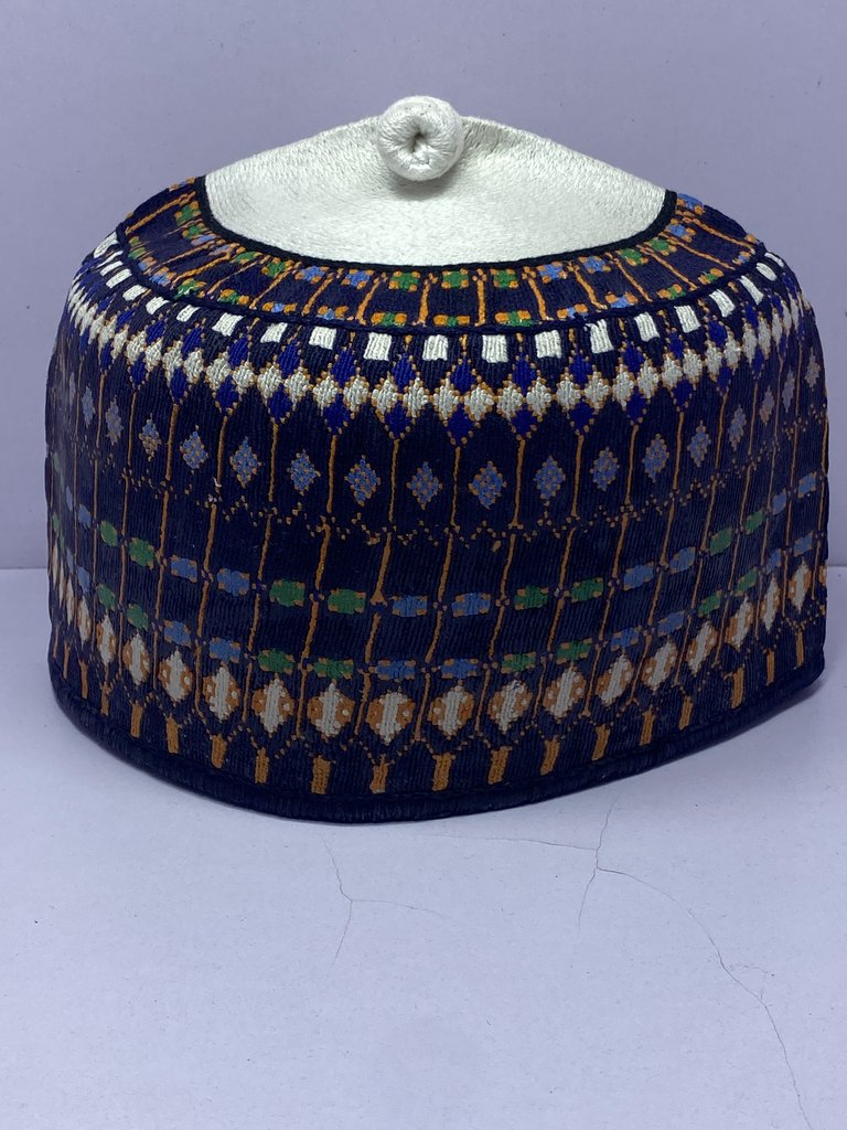 Maiduguri – Hausa/Fulani Cap, Kufi, Handwoven Cap, Zawa