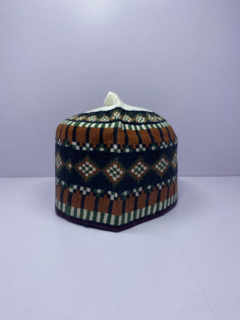 Bangwal – Hausa/Fulani Cap, Kufi, Handwoven Cap, Zawa
