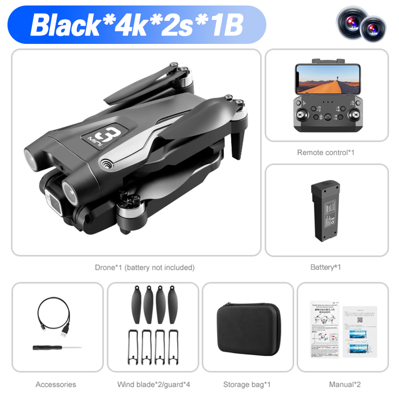 Xiaomi Mijia Z908 Pro max Drone 8K Professional HD Dual Camera Brushless Motor WIFI FPV RC  Folding Quadcopter Helicopter toy