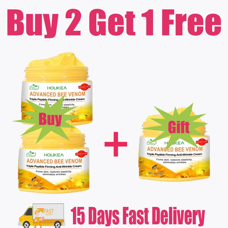 Bee Anti-Wrinkle Lift Face Cream Anti Aging Firming Effect Wrinkle Removal Skin Care Cream Nourish Moisturizing Beauty Products