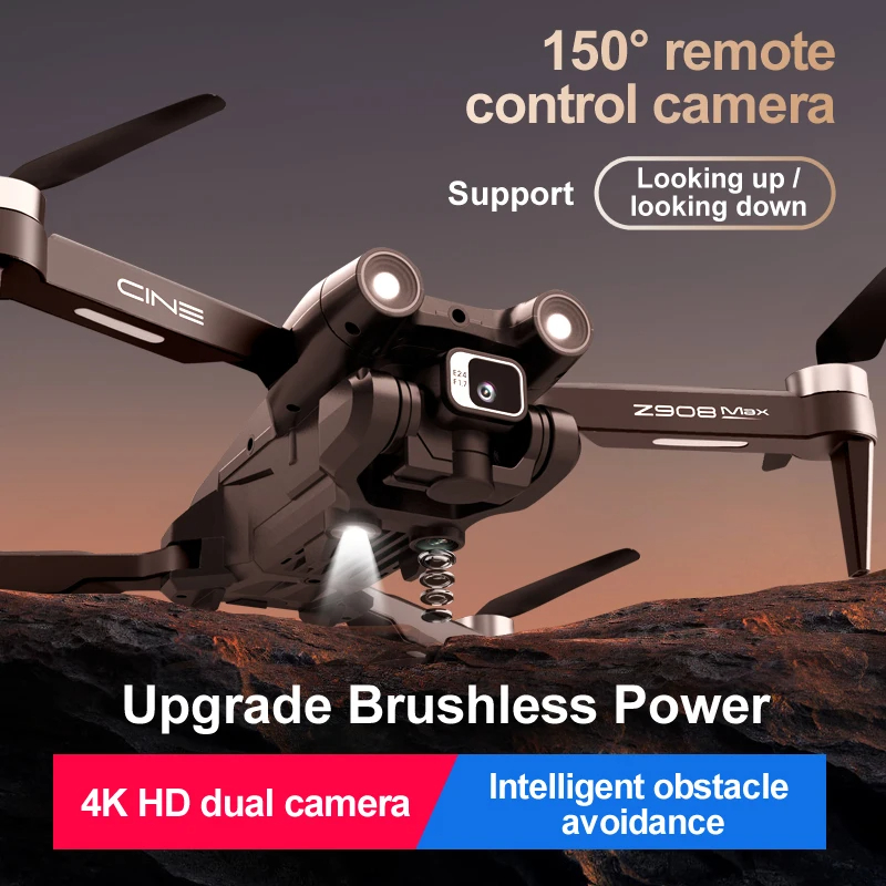 KBDFA Z908 Pro Max Drone Professional Brushless Motor 8K GPS Dual HD Aerial Photography FPV Obstacle Avoidance Quadrotor