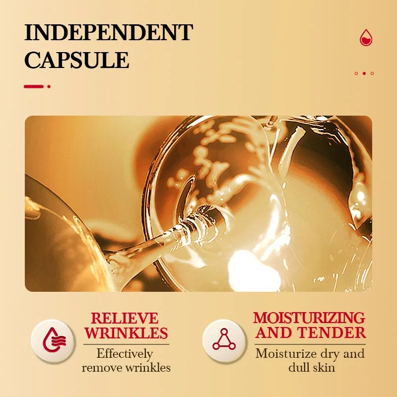 25pcs SADOER Capsules Face Serum Capsule Facial Moisturizing Brightening Firming Facial Essence Beauty Face Skin Care Products