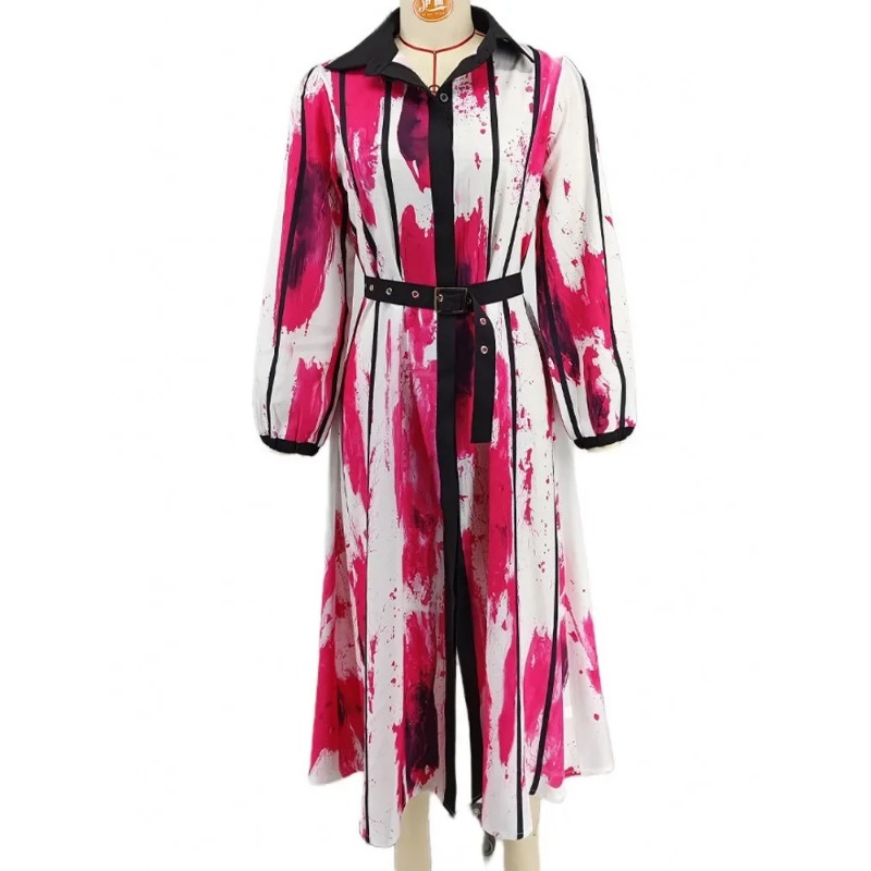 Customized Customized New African Dresses For Women Vetement Femme Dashiki Print Africa Shirt Dress African Clothes Dashiki Anka