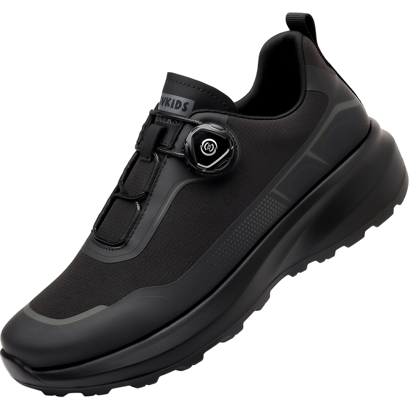 Camping Men's Running Sports Shoes with A Lightweight Comfortable and Versatile Knob Mouth Solid Color Mountaineering Sneakers