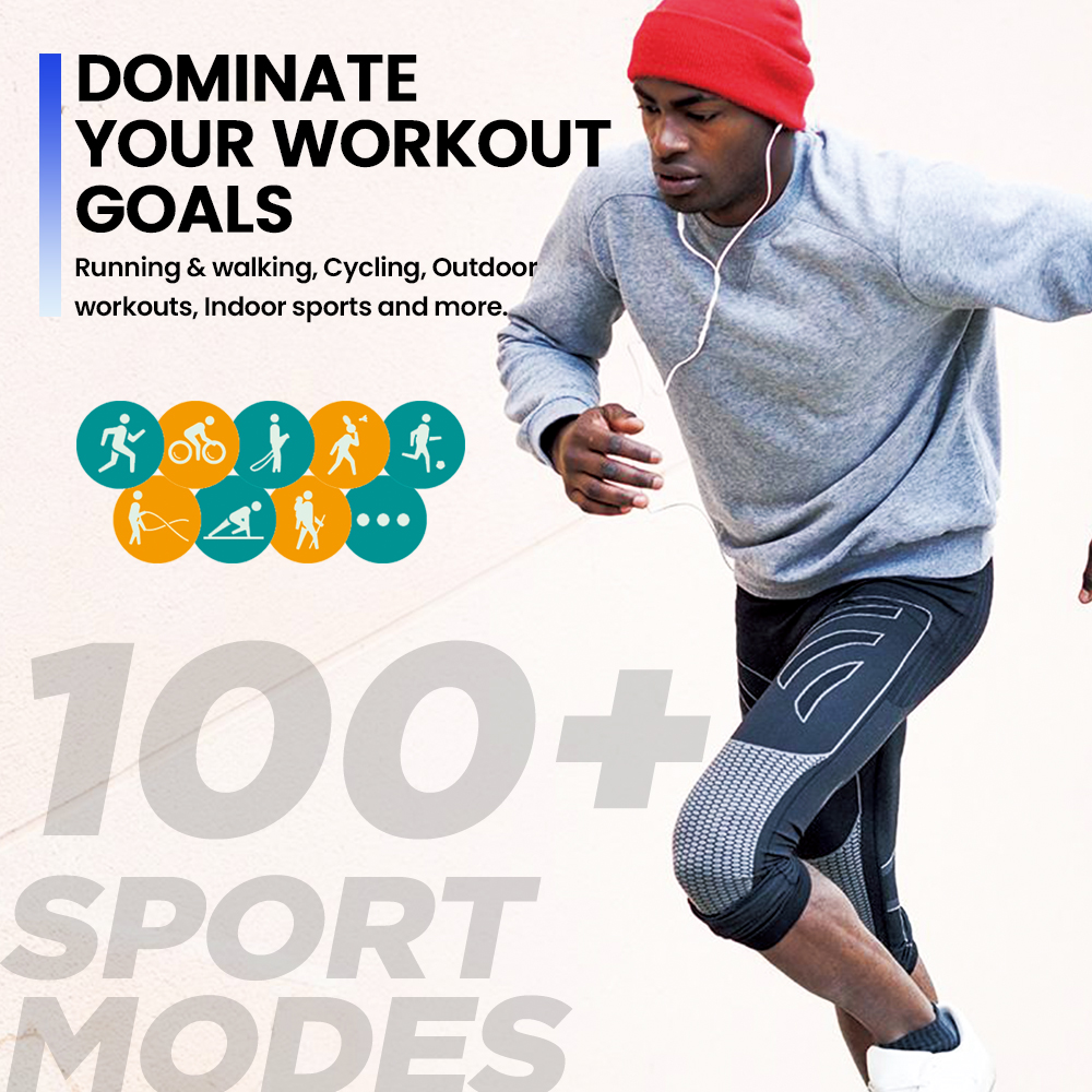 Zeblaze Btalk Plus Voice Calling Smartwatch 2.03'' HD Color Display 100+ Sports Modes Fitness Tracking Smart Watch for Men Women