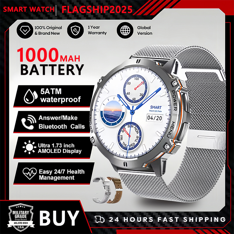 2025 Original TANK T3 Ultra GPS Smart Watch  5ATM Waterproof Smartwatch HD AMOLED 1000mAh Fitness T-Rex 3 Electronic Watches Men