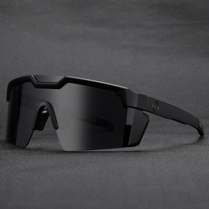 luxury brand Heat Wave brand sunglasses sport Conjoined lens cycling Women men sun glasses UV