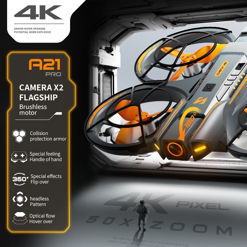 Xiaomi A21 PRO Drone 8K 5G Professional HD Aerial Photography Brushless Full Surround Drone HD Dual Camera Quadcopter Toy Drone