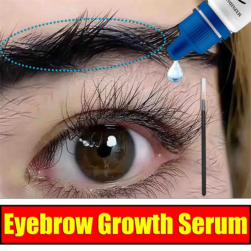 Eyebrow Growth Serum Eyelash Hair Growth Anti Hairs Loss Product Prevent Baldness Fuller Thicker Lengthening Eyebrow Makeup