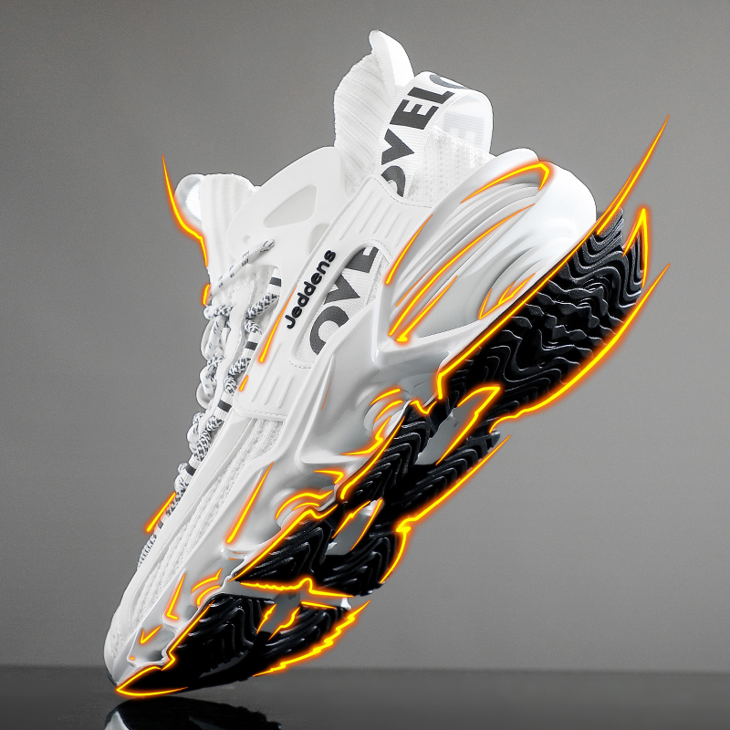 Men's Shock-absorbing Running Shoes Are Trendy Versatile Lightweight Comfortable Fashionable Men's Casual Sports Shoes