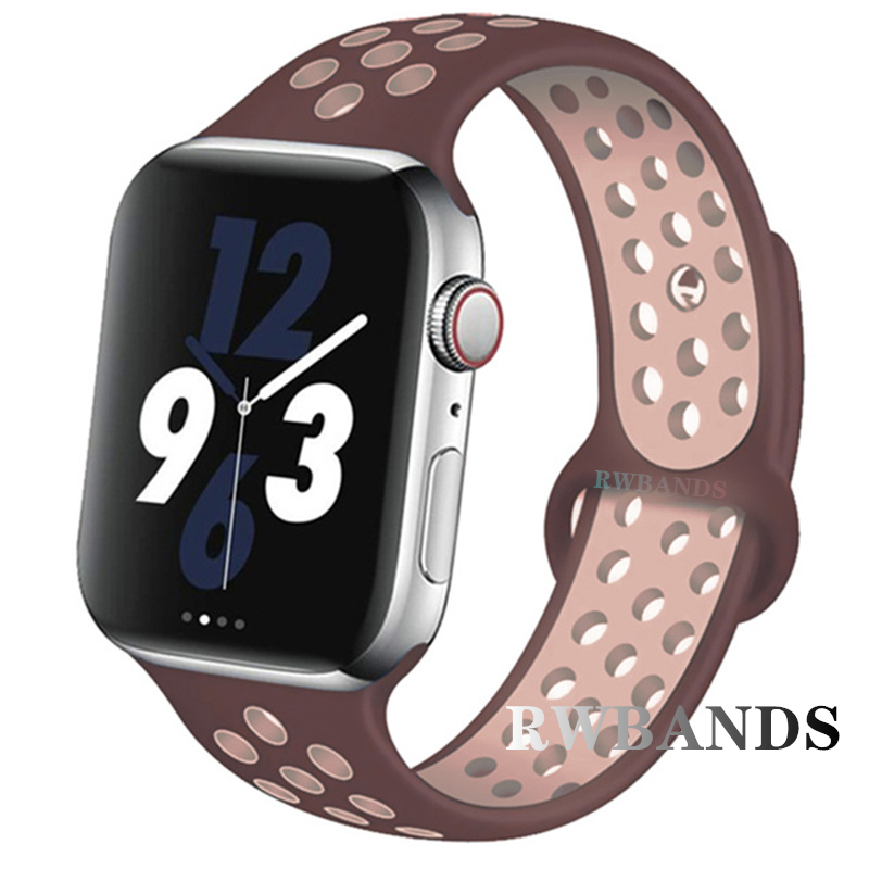Sport Strap for Apple Watch Band 46mm 44mm 40mm 42-38-41mm 45mm Breathable Bracelet iWatch Series 10 9 8 7 6 SE 5 3 Ultra 2 49mm