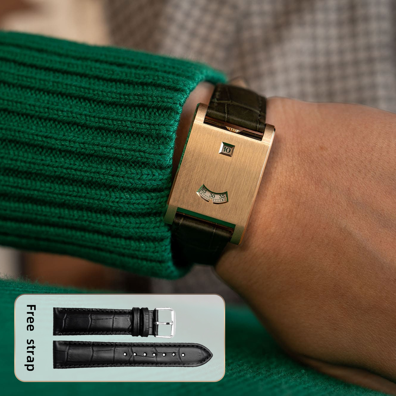 CILOA male Square brand quartz watch new in men's watches for man high-end  men automatic movement Man sports waterproof