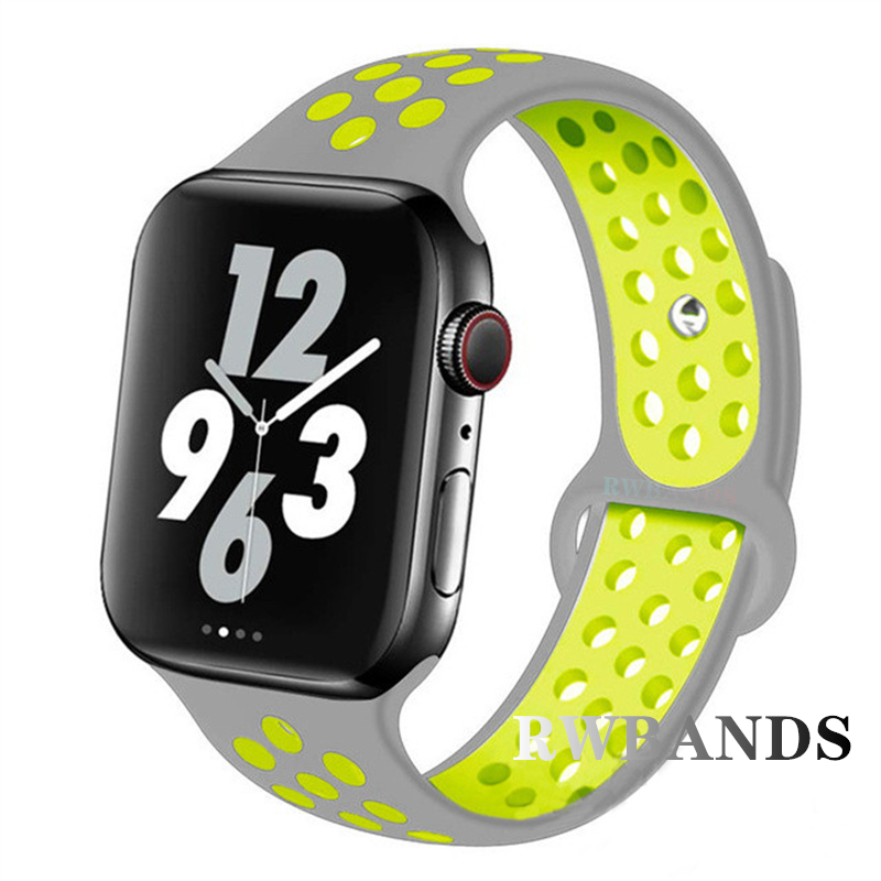 Sport Strap for Apple Watch Band 46mm 44mm 40mm 42-38-41mm 45mm Breathable Bracelet iWatch Series 10 9 8 7 6 SE 5 3 Ultra 2 49mm