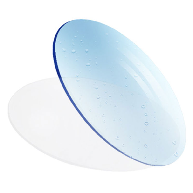 ZIROSAT Aspheric Tinted color MR-8 1.61index Super Tough Optical Glasses Prescription Lenses Strong Anti Reflective for Rimless