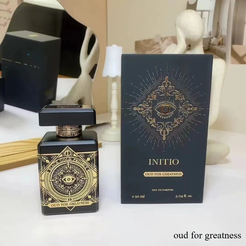 90ML Niche Unisex Initio Perfume – Long-Lasting Oriental Woody Scent with Oud Vanilla Musk & Rose for Elegant Daily Fragrance