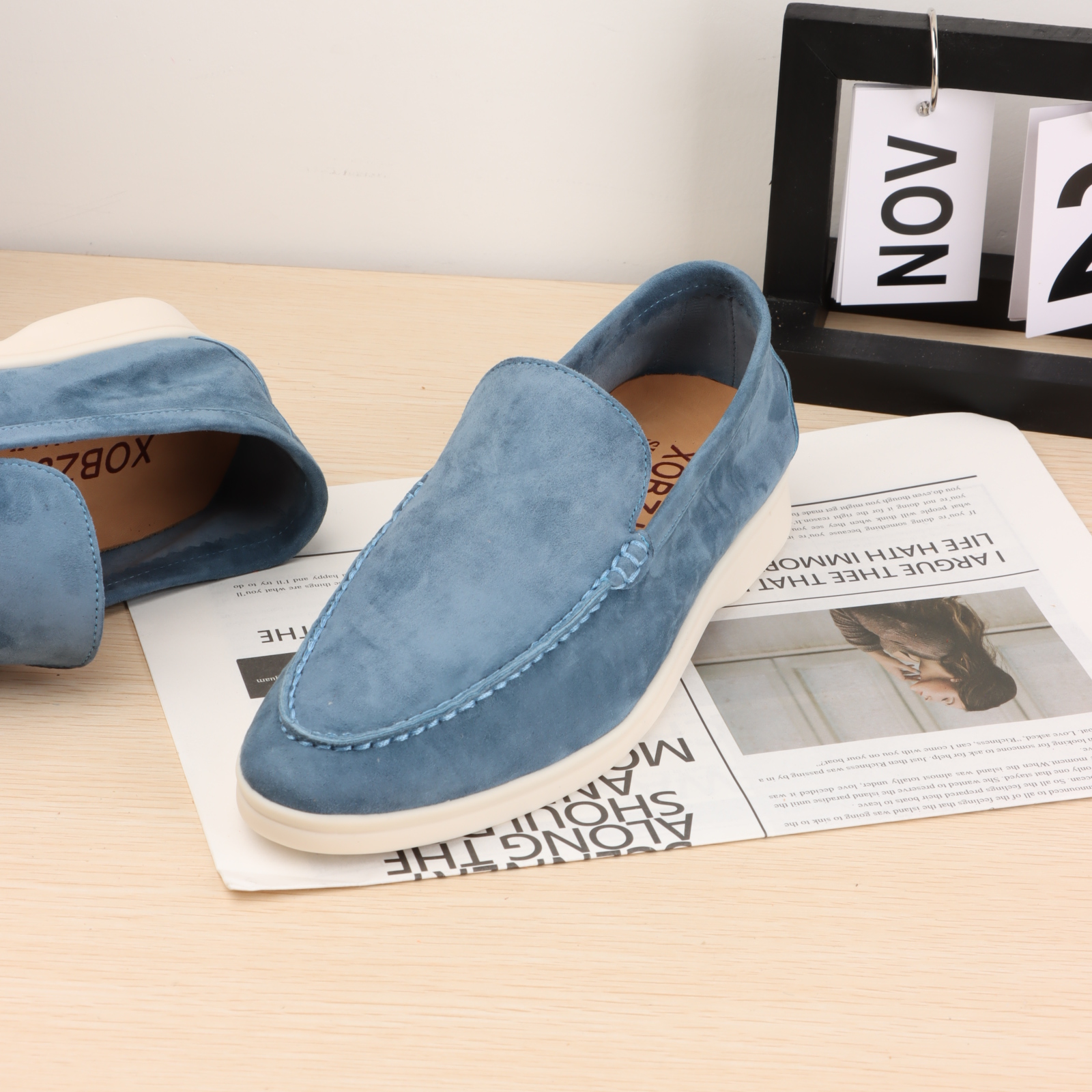 Man Shoes Loafers Stitching Men None Adult Rubber Cow Suede Leather Casual Shoes Shoes Men Favourite