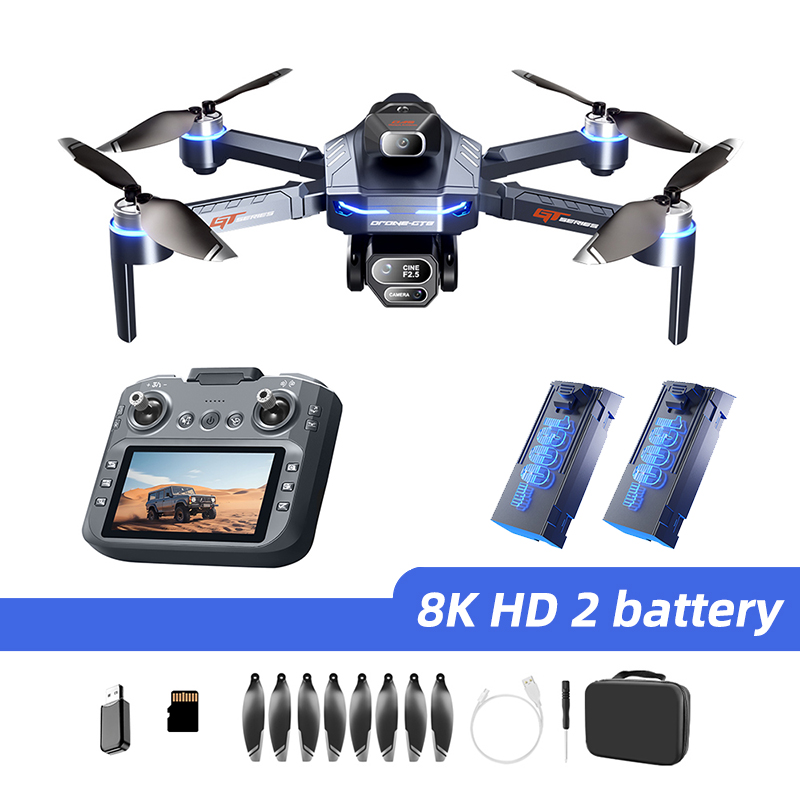 For Xiaomi GT8 Drone 4K Professional 8K Dual Camera GPS Dron Brushless Motor 5G WIFI FPV Foldable RC Quadcopter Helicopter Toys