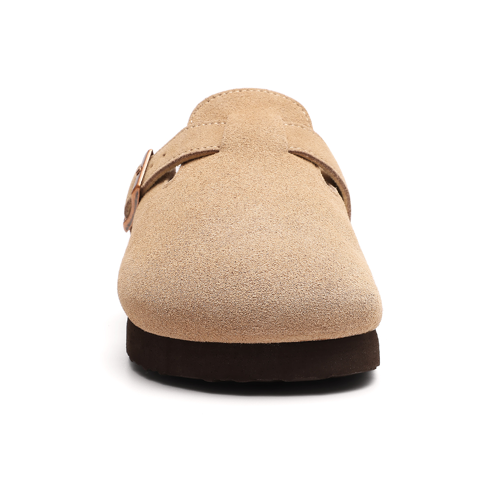 Pallene Fashion Women's Mules Cork Insole Unisex Clogs Slippers Water Corrugated Sole Non-slip Men's Sandals With Arch Support