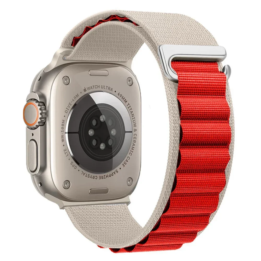 Alpine Strap for Apple Watch Ultra/3 11 10 9 8 7 Band 46mm 49mm 45mm 41mm Nylon Sports Bracelet IWatch 6 5 4 3 SE 44mm 40mm 42mm
