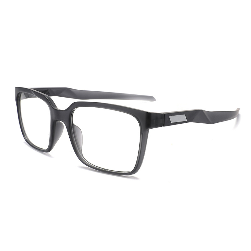 JMISUS Custom Men Prescription Sports Glasses TR90 Square Frame with Blue Light Filter Lenses for Computer Work and Screen Use