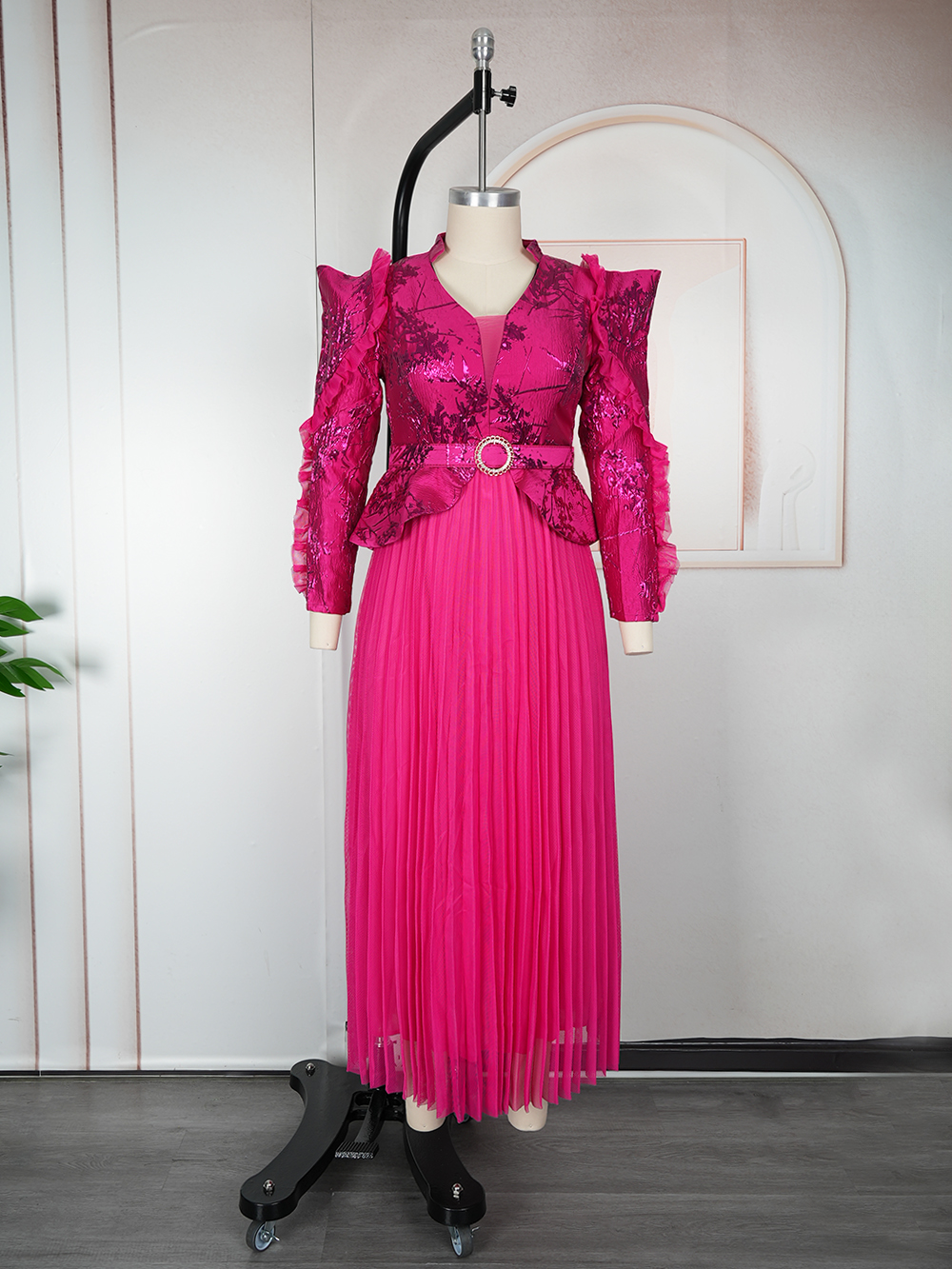 Plus Size African Party Dresses for Women Autumn Fashion Dashiki Ankara Wedding Evening Gown Elegant Turkey Muslim Maxi Dress