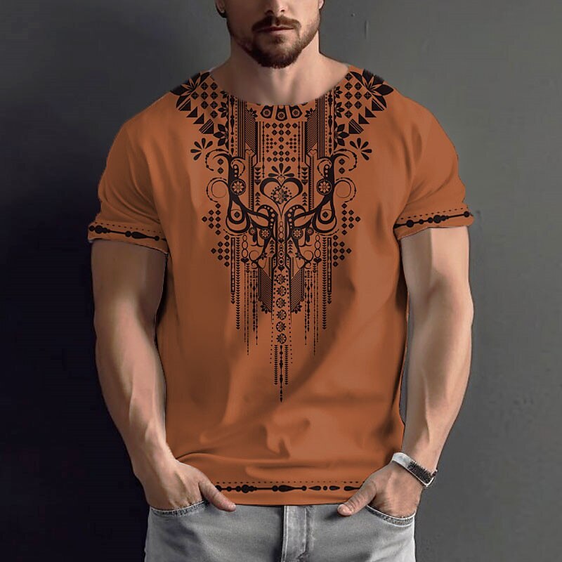 Africa Ethnic T-Shirts African Dashiki 3D Printed Men Women Fashion Streetwear Oversized Short Sleeve T Shirt Tees Tops Clothing