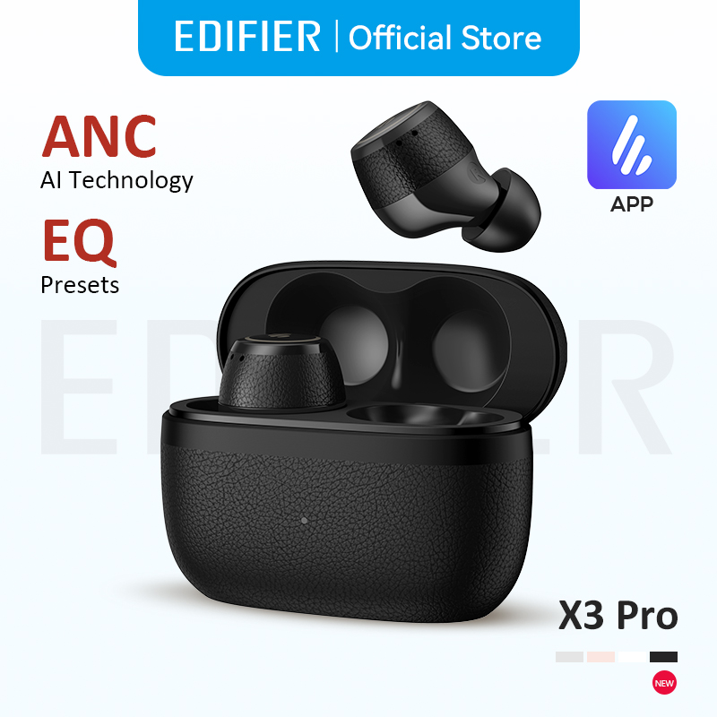Edifier X3 Pro True Wireless Earbuds Active Noise Cancellation Earphone Bluetooth V5.4 Multipoint Connection IP54 Lightweight